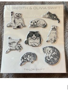 Taylor Swift New Olivia Meredith
Swift Cat Stickers Puffy 3D